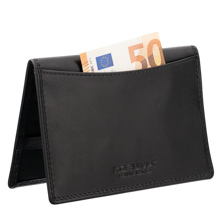 Okładka na paszport z ochroną RFID (czarny)