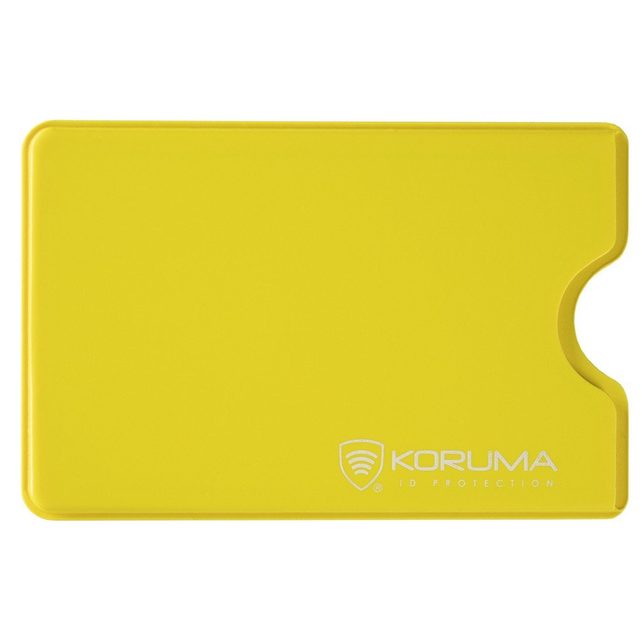 Plastikowe etui antykradzieżowe na kartę RFID (żółty)