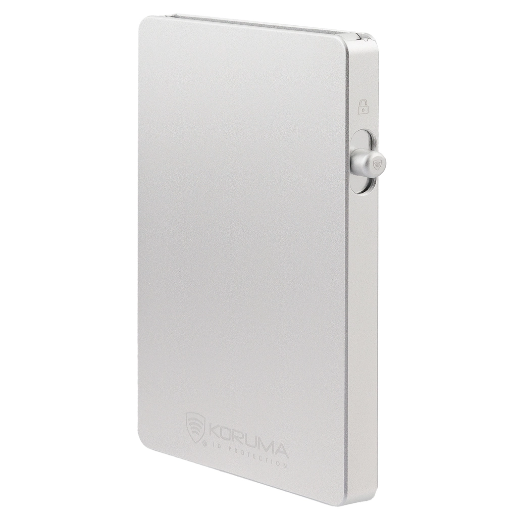 Metalowe etui na karty KORUMA KUK-200 w kolorze srebrnym
