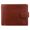 Portfel Męski Skórzany Antykradzieżowy RFID (brąz)