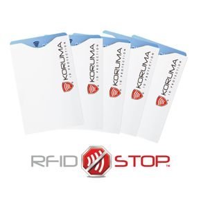 Etui chroniące karty zbliżeniowe - Koruma (pionowe) zestaw 5szt. 