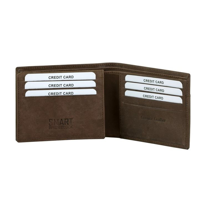 Portfel na karty SMART RFID BLOCK (brąz)
