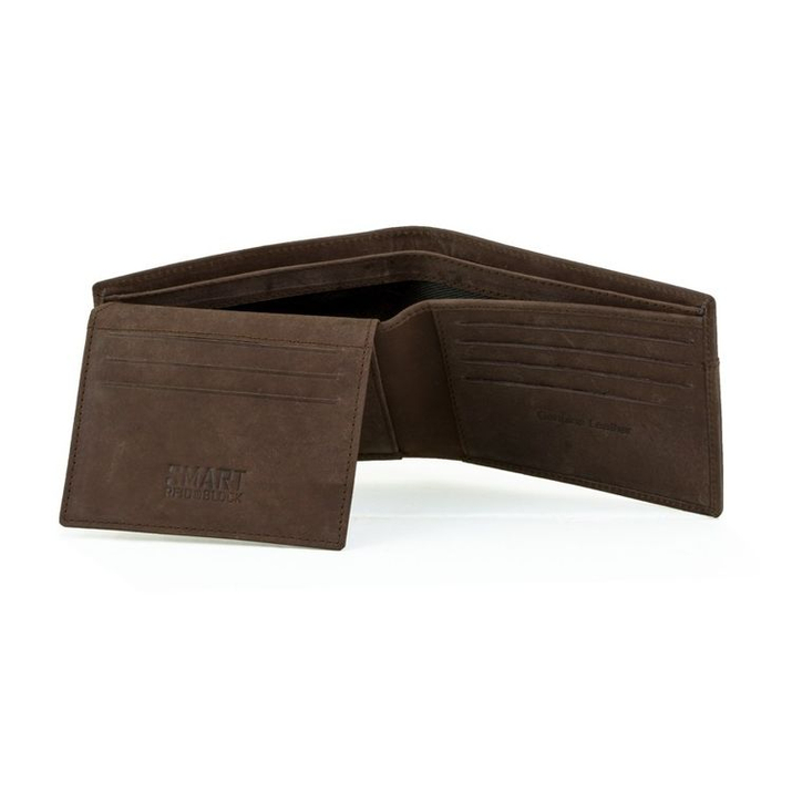 Portfel na karty SMART RFID BLOCK (brąz)