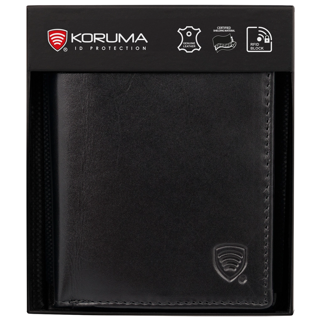 KORUMA SM-900PBL - czarny, skóra gładka