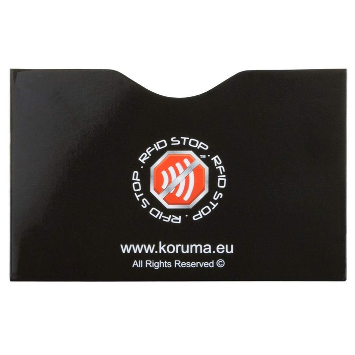 Ekranowane etui chroniące przed nieautoryzowanym odczytem kart zbliżeniowych - kolor czarny logo złote