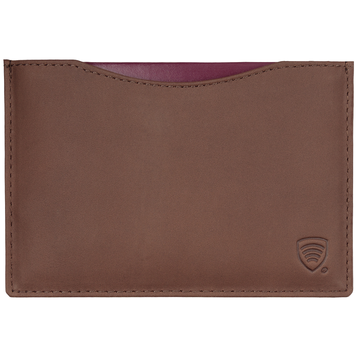 Skórzane etui na paszport biometryczny (brąz)