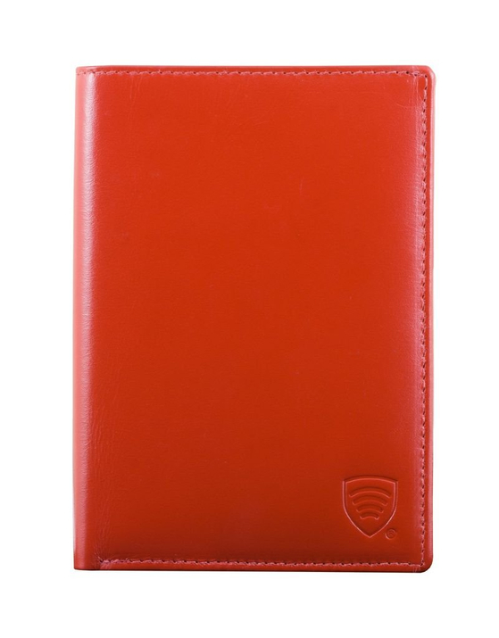 Portfel ochronny blokujący sygnały RFID - dla podróżujących (Czerwony)