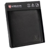 Portfel męski skórzany z ochroną RFID BLOCK (czarny)