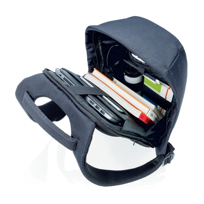 Plecak antykradzieżowy na laptopa oraz tablet Bobby Compact (Zebra)