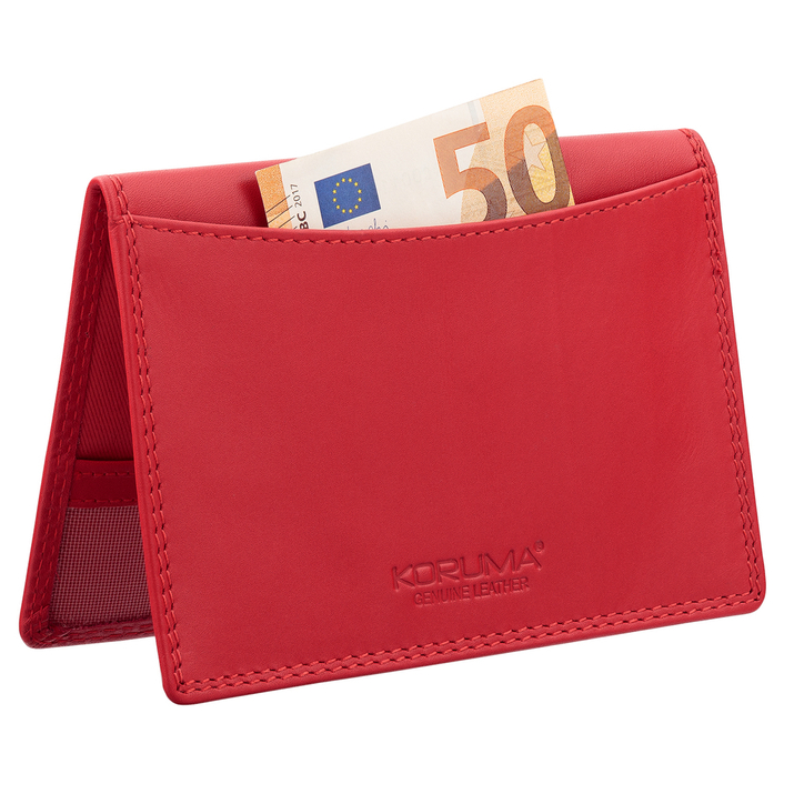 Etui antykradzieżowe na paszport biometryczny (czerwony)
