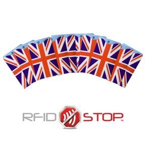 Etui antykradzieżowe na karty zbliżeniowe (Union Jack) zestaw 10szt.