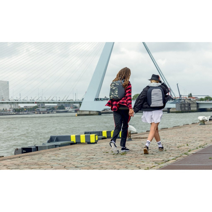 Plecak antykradzieżowy na laptopa oraz tablet Bobby Compact (Zebra)