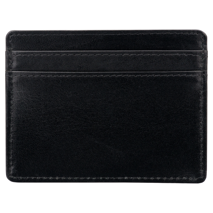 Etui skórzane blokujące karty zbliżeniowe RFID (Czarny)
