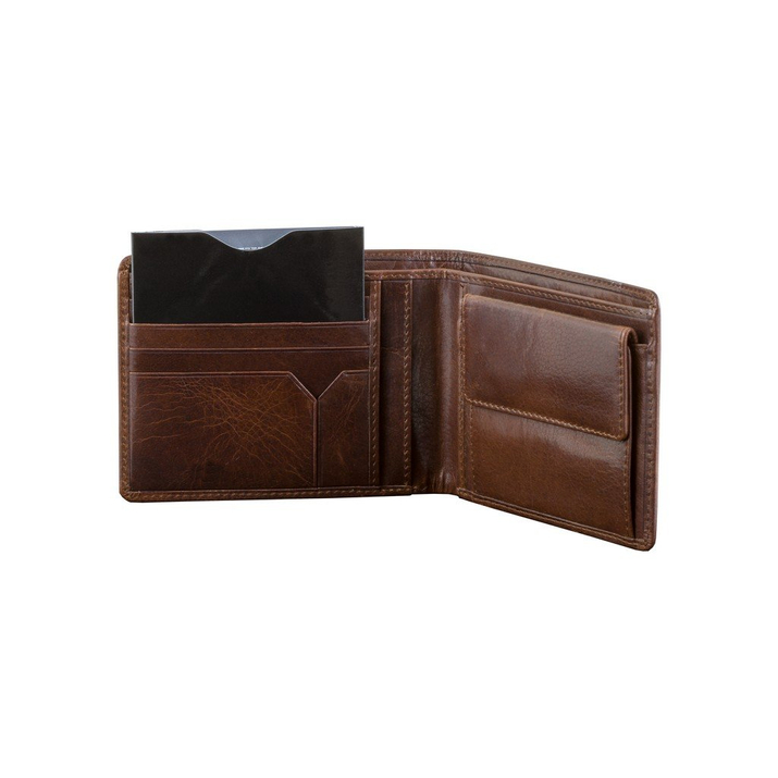 Etui na karty zbliżeniowe - Koruma (poziome, czarne, złote logo) zestaw 10szt.