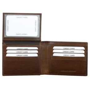 Portfel na karty SMART RFID BLOCK (brąz połysk)