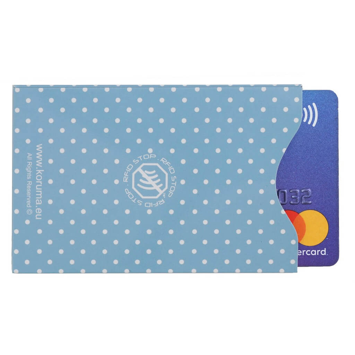 Etui antykradzieżowe na karty zbliżeniowe (niebieski)