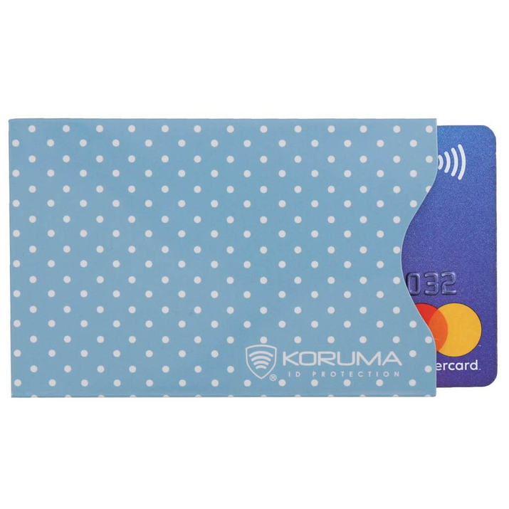 Etui antykradzieżowe na karty zbliżeniowe (niebieski)