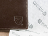 Ultra cienki portfel na banknoty oraz karty zbliżeniowe (Brązowy)