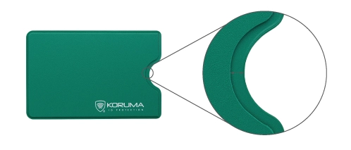 Przesunięcie krawędzi w etui do łatwego wyciągania karty