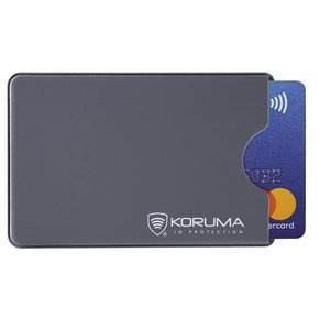 Plastikowe etui antykradzieżowe RFID na kartę zbliżeniową (szary)