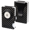 Aluminiowe etui na karty z miejscem na AirTag od Apple (czarny, karbon)