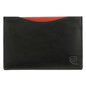 Skórzane etui na paszport biometryczny (Czarny)