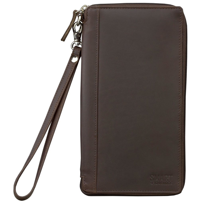 Organizer podróżny dla całej rodziny z ochroną RFID (Brąz) - SMART RFID BLOCK