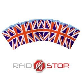 Etui antykradzieżowe na karty zbliżeniowe (Union Jack) zestaw 10szt.